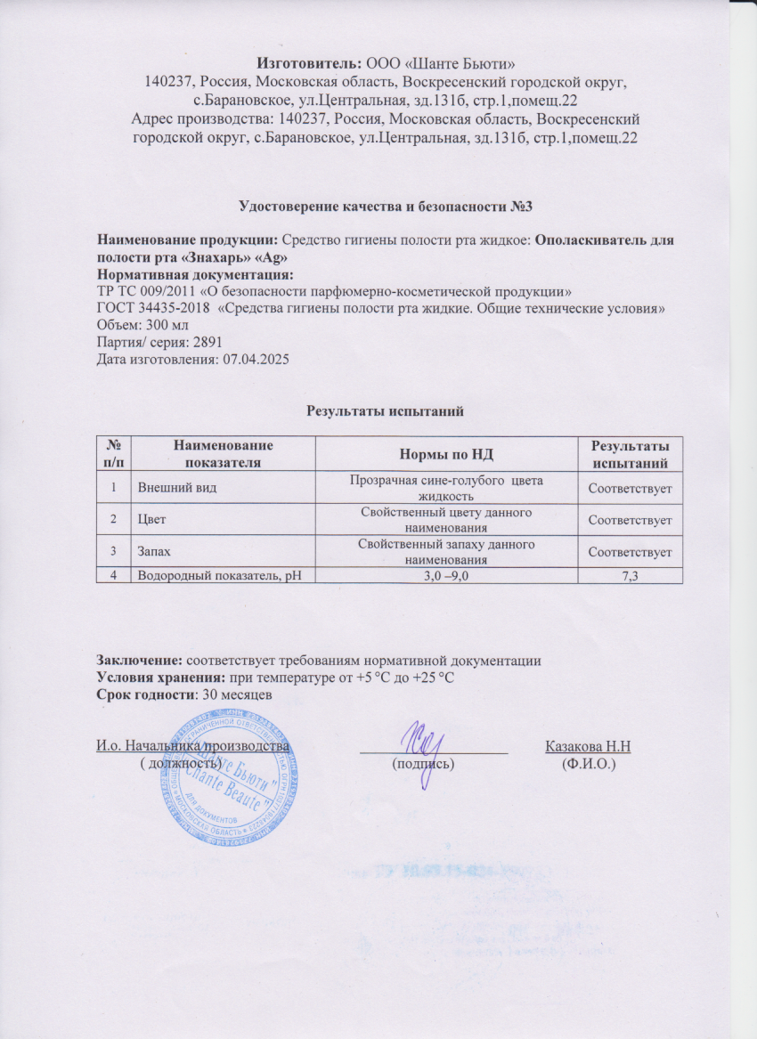 Паспорт №042025